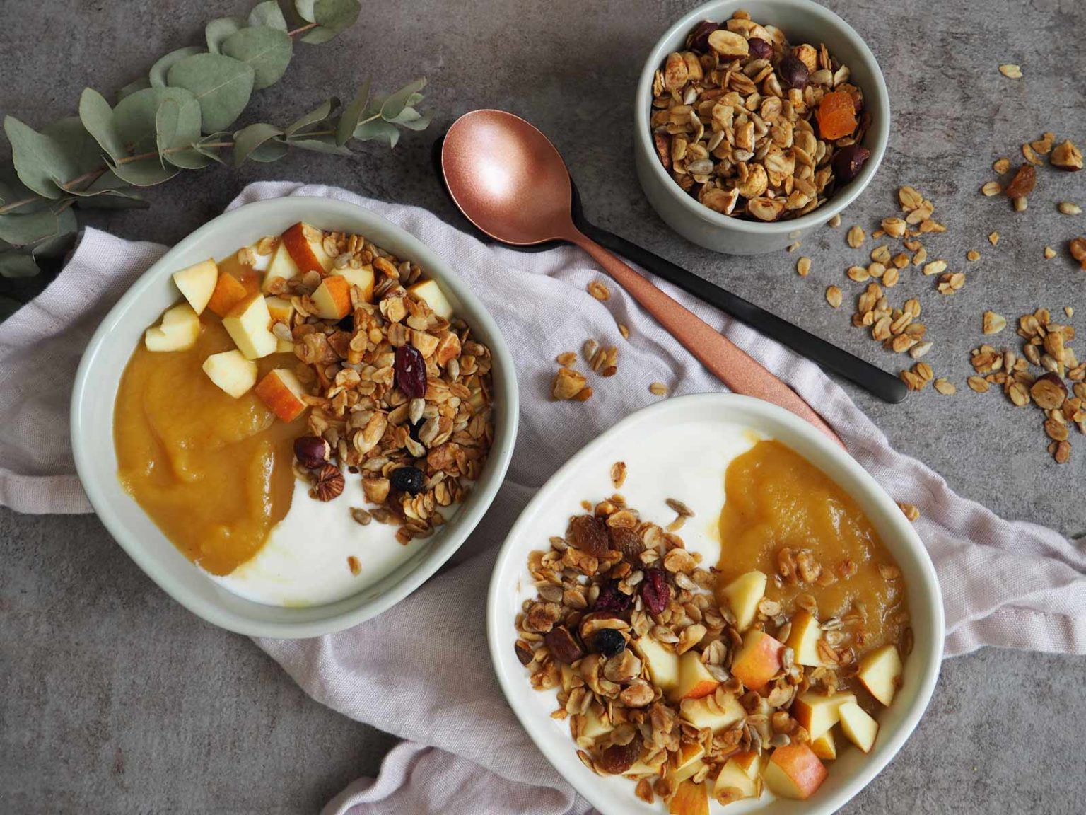 Selbstgemachtes Knuspermüsli • Grüner Zucker
