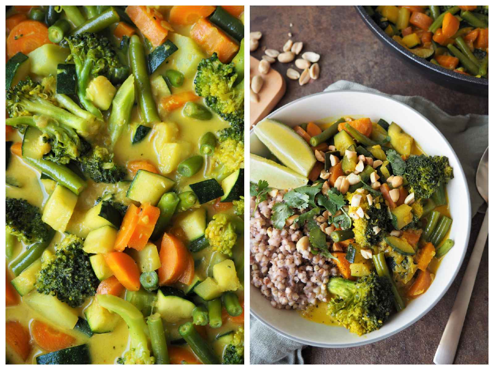 Buntes Gemüse-Curry mit Buchweizen Details
